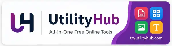 TryUtilityHub.com : 200+ free tools for developers, designers, content creators, and businesses.