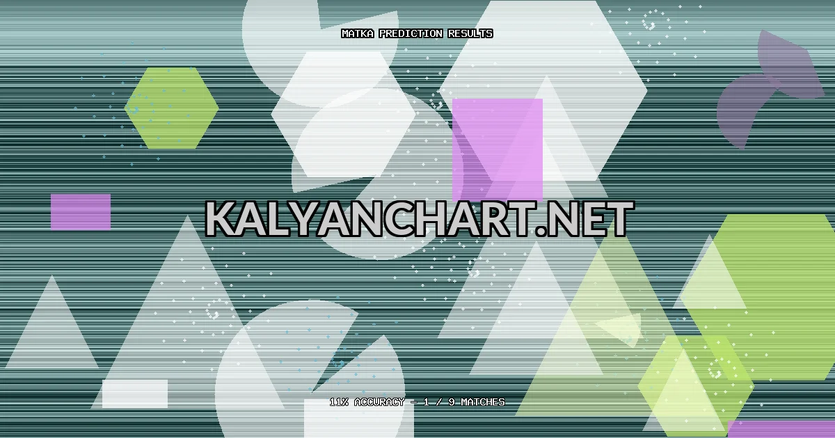 Kalyanchart.net Matka prediction results analysis - April 29, 2026